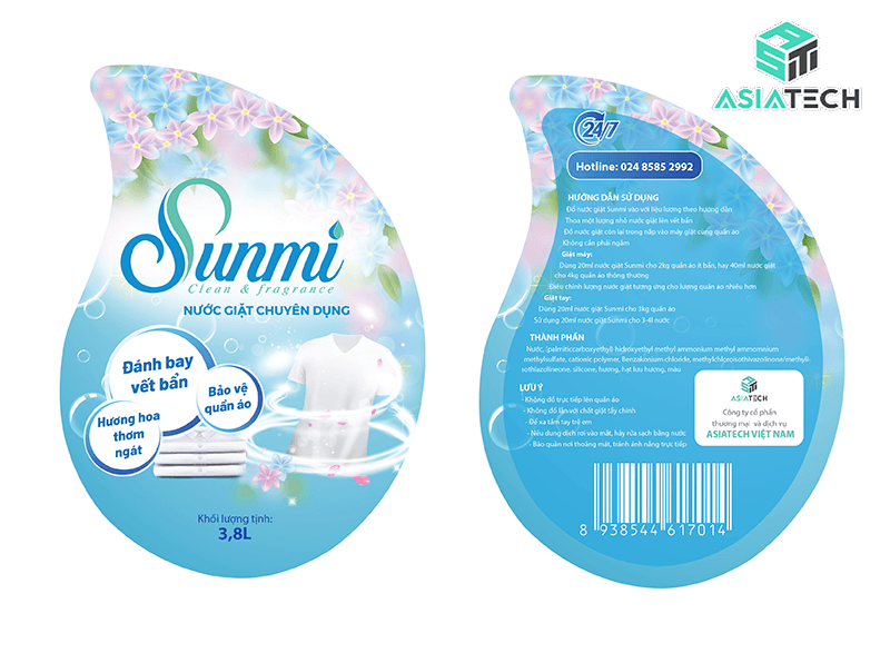 Nước Giặt Chuyên Dụng Sunmi 3,8 lít - Asiatech
