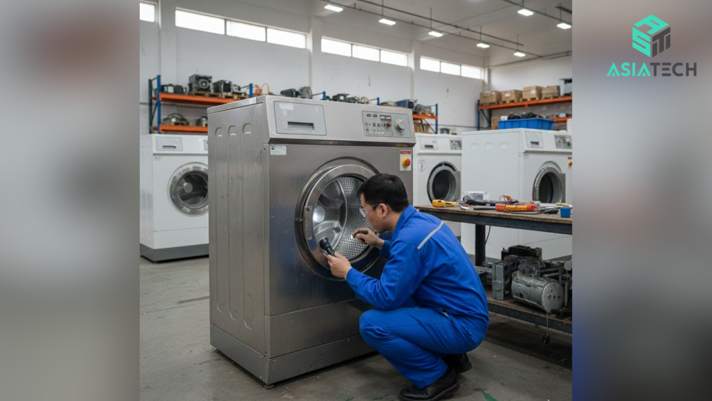 thanh lý máy giặt công nghiệp