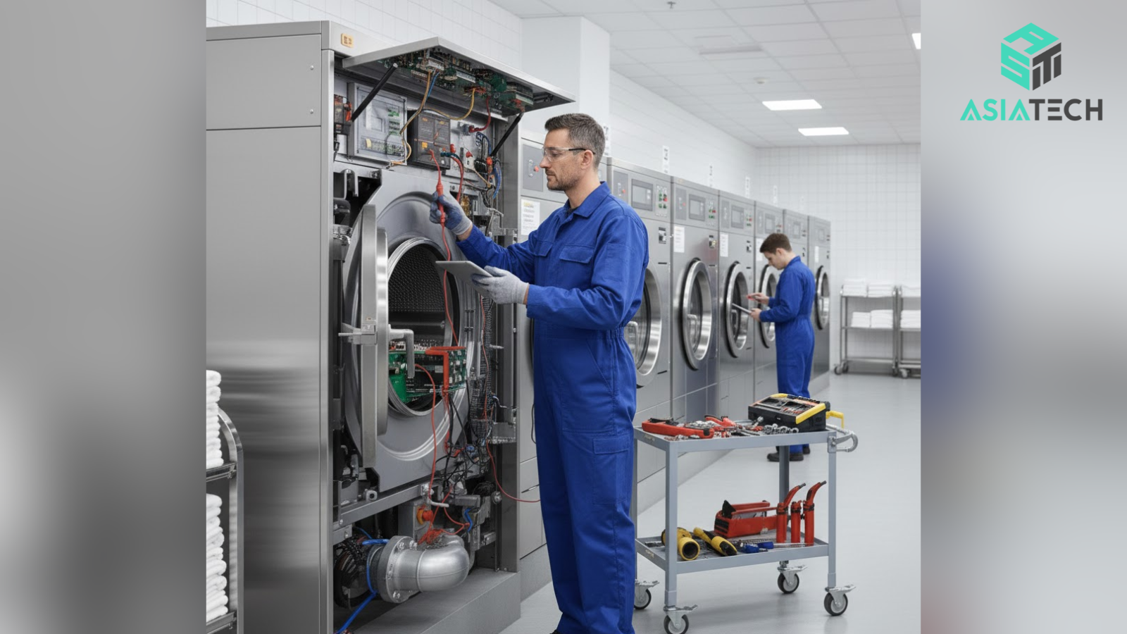 máy giặt công nghiệp công suất lớn