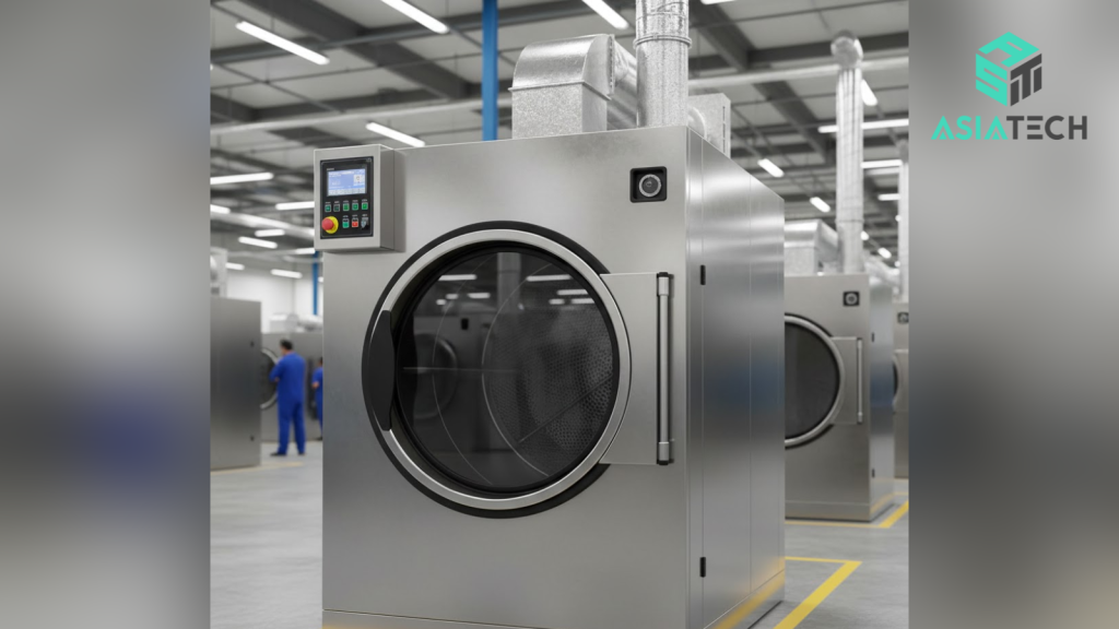 thiết bị giặt là công nghiệp