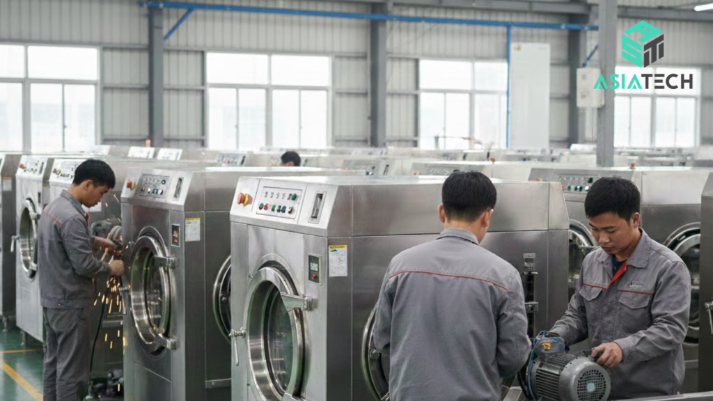 máy giặt là nhập khẩu