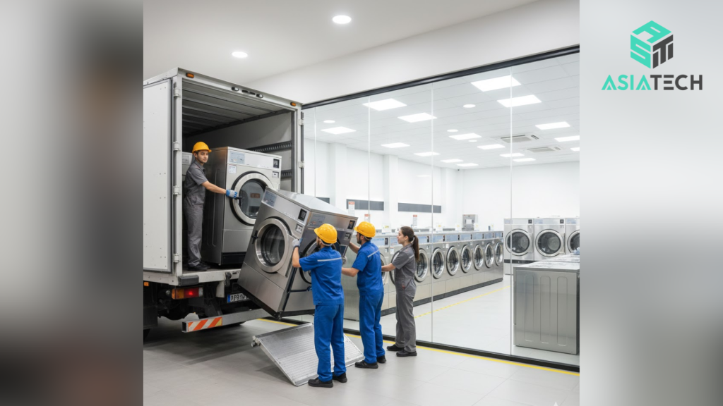 máy giặt là nhập khẩu