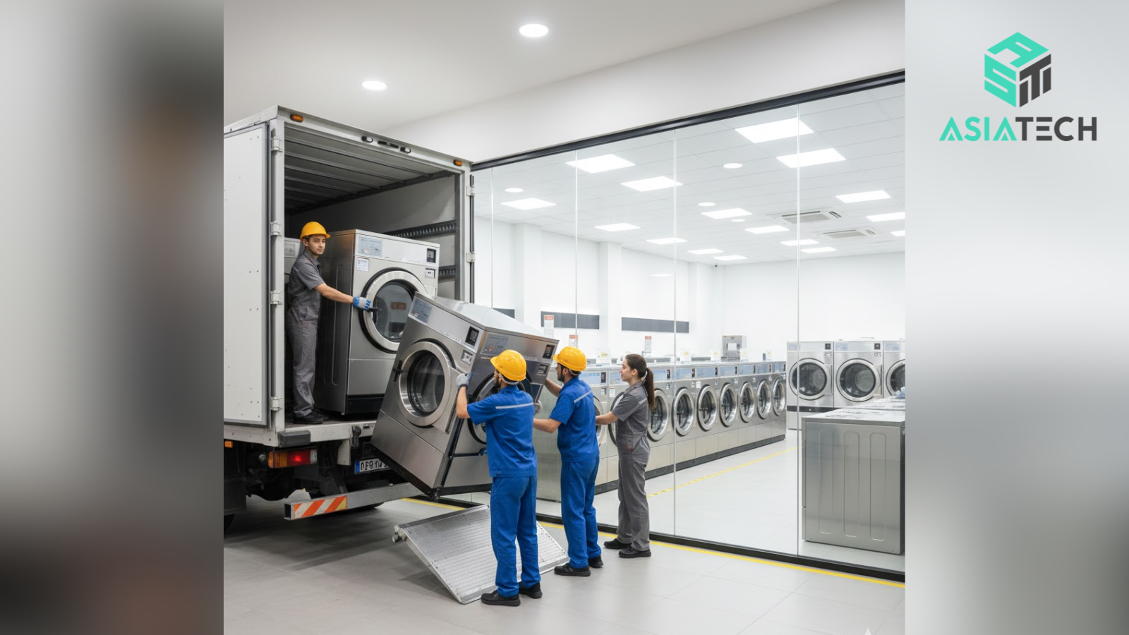 máy giặt là nhập khẩu